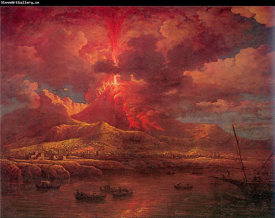 Marlow, William Vesuvius Erupting at Night